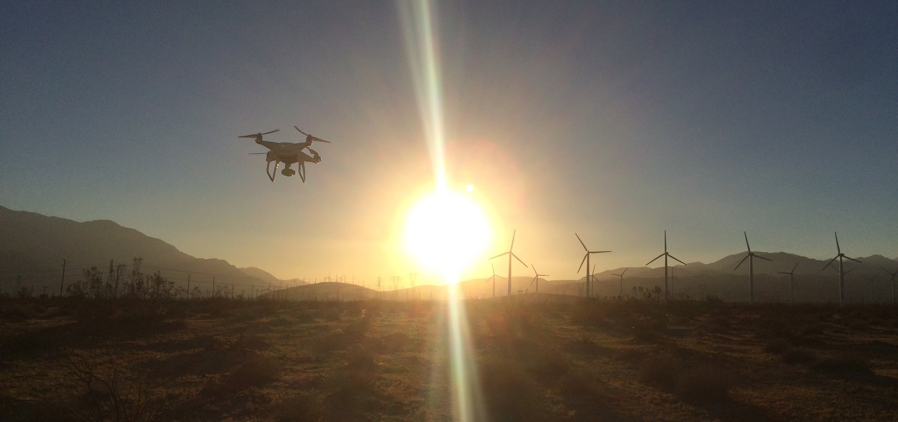 Surveying by Drone from a Moving Vehicle