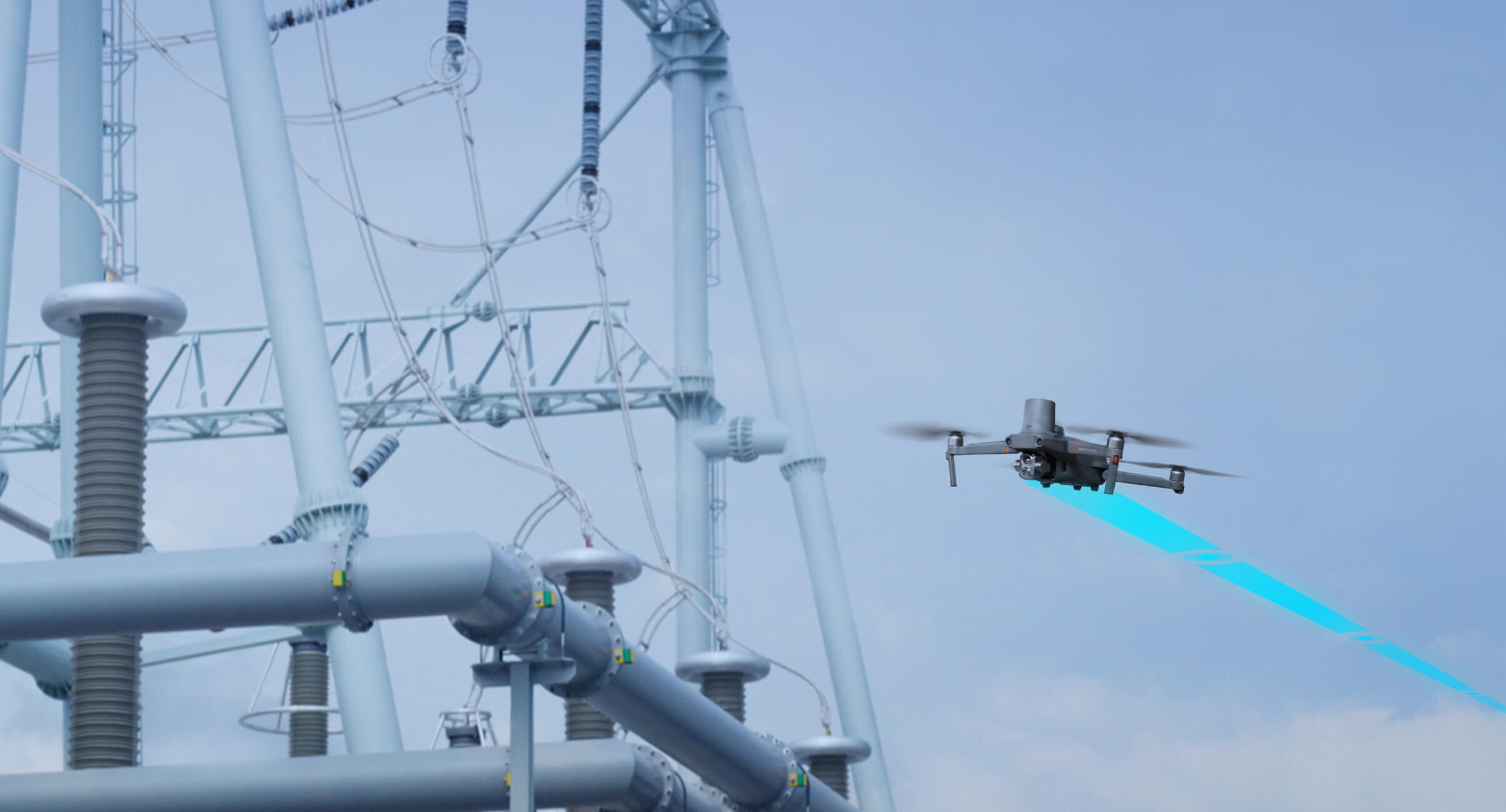  The M2EA RTK module is designed to conduct automated, detailed inspection missions in complex environments. 