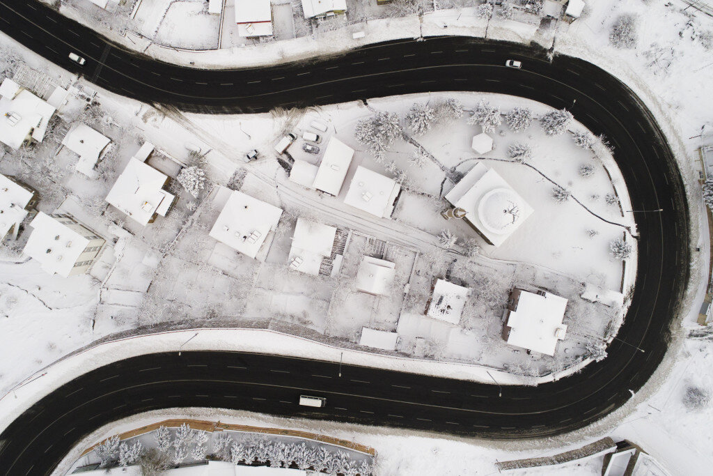 The drone can accurately map whatever it can see.