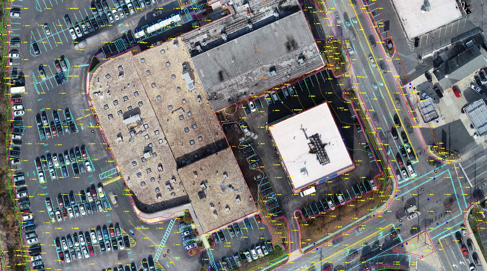 Full linework sample deliverable prepared for surveying workflows.